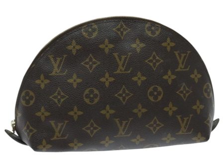 LOUIS VUITTON Monogram Trousse Demi Ronde Cosmetic Pouch M47520  95989 Hot on Sale