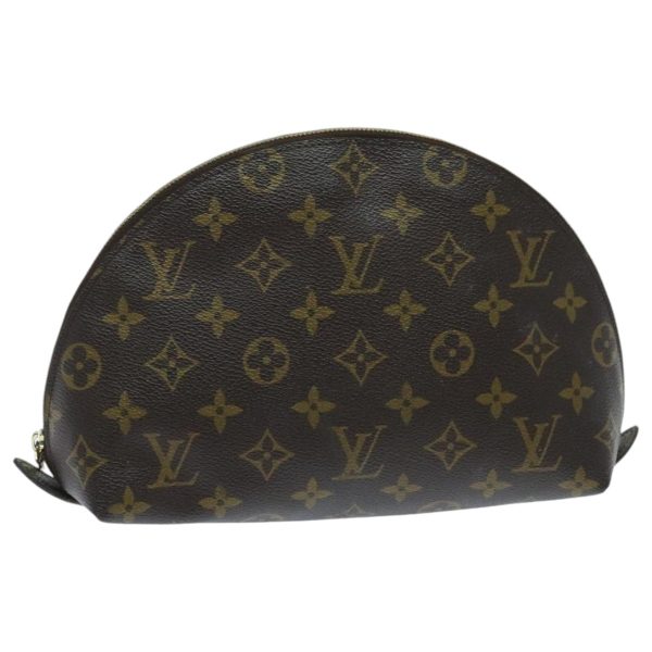 LOUIS VUITTON Monogram Trousse Demi Ronde Cosmetic Pouch M47520  95989 Hot on Sale