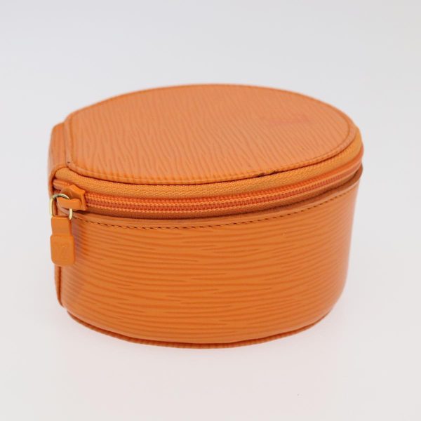 LOUIS VUITTON Epi Ecrin Bijoux 12 Jewelry Box Orange Mandarin  95251 Online