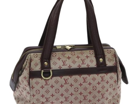 LOUIS VUITTON Monogram Mini Josephine PM Hand Bag Red M92216  95966 on Sale