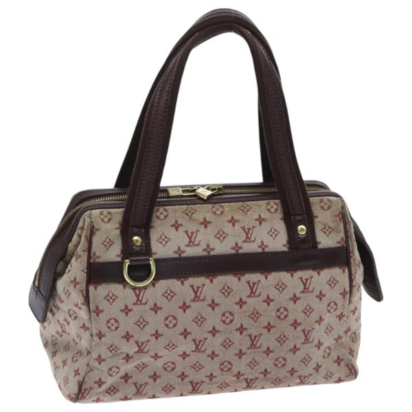 LOUIS VUITTON Monogram Mini Josephine PM Hand Bag Red M92216  95966 on Sale