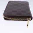 LOUIS VUITTON Damier Ebene Zippy Compact Wallet N60028  bs18712 Discount