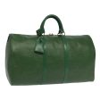 LOUIS VUITTON Epi Keepall 50 Boston Bag Green M42964  95253 Online Sale