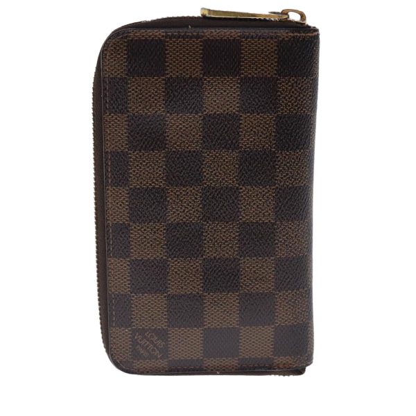 LOUIS VUITTON Damier Ebene Zippy Compact Wallet N60028  bs18712 Discount