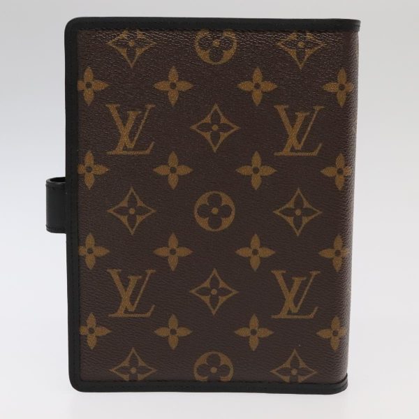 LOUIS VUITTON Monogram Macassar Agenda MM Day Planner Cover R21084 Auth 94356A on Sale