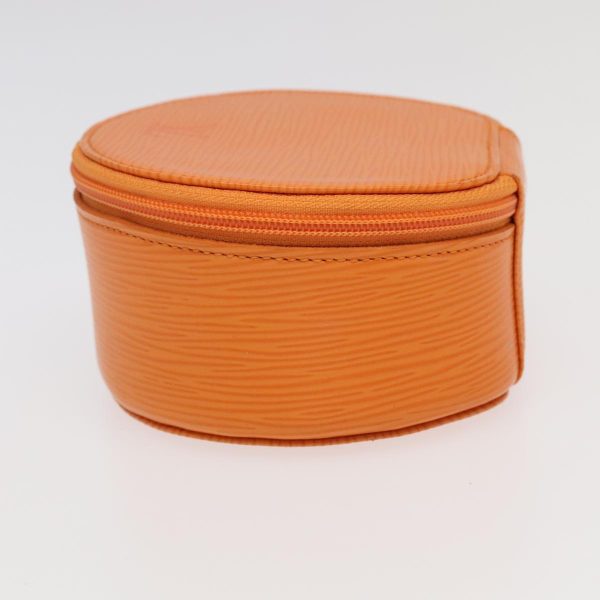 LOUIS VUITTON Epi Ecrin Bijoux 12 Jewelry Box Orange Mandarin  95251 Online