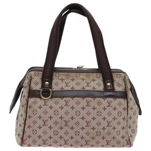 LOUIS VUITTON Monogram Mini Josephine PM Hand Bag Red M92216  95966 on Sale