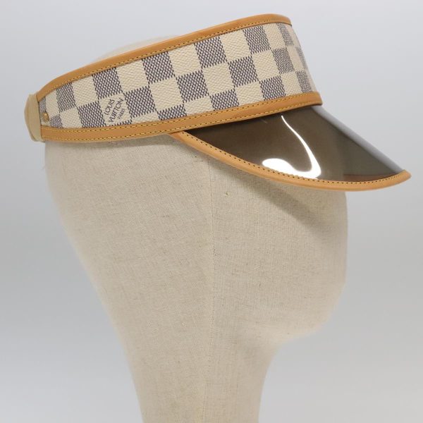 LOUIS VUITTON Damier Azur Sun Visor M72583  92902 For Cheap