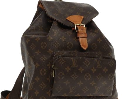 LOUIS VUITTON Monogram Montsouris GM Backpack M51135  94814 For Cheap