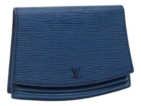 LOUIS VUITTON Epi Ceinture Tilsitt Pochette Pouch Blue M52605  ar12633 Online Sale