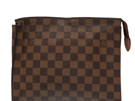 LOUIS VUITTON Damier Ebene Poche Toilette 26 Pouch N47543  94331 Online