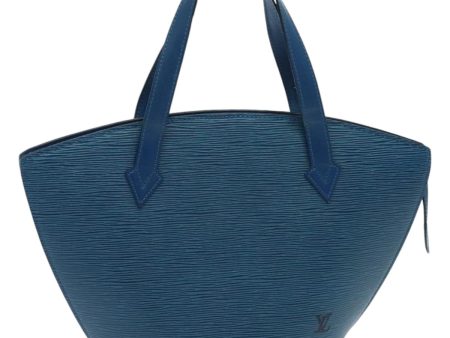 LOUIS VUITTON Epi Saint Jacques Shoulder Bag Blue M52275  95235 Online now