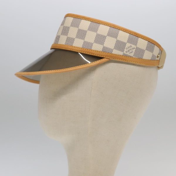 LOUIS VUITTON Damier Azur Sun Visor M72583  92902 For Cheap