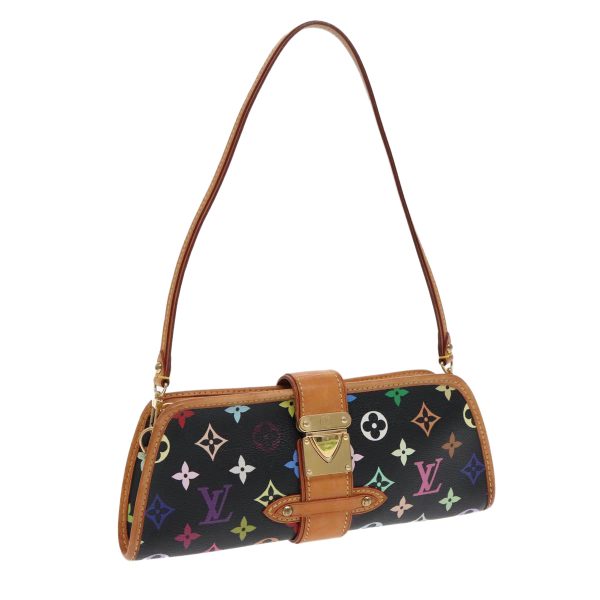 LOUIS VUITTON Monogram Multicolor Shirley Shoulder Bag Black M40050 Auth yk15478 Hot on Sale