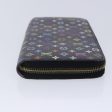 LOUIS VUITTON Monogram Multicolor Zippy Wallet Black M60243  94121 Fashion