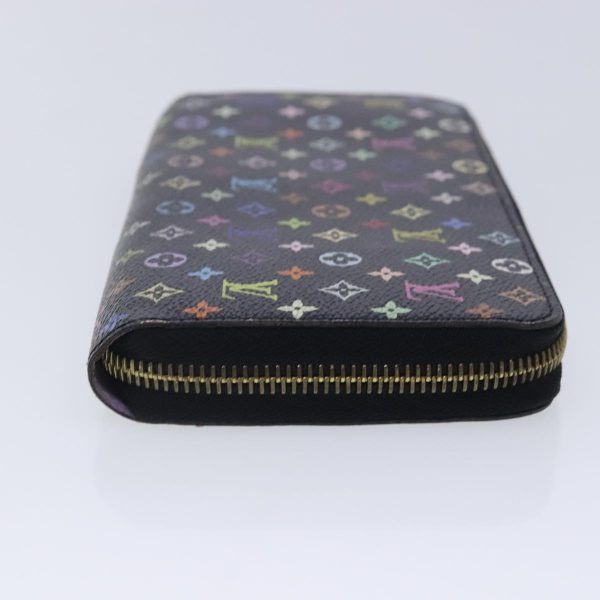 LOUIS VUITTON Monogram Multicolor Zippy Wallet Black M60243  94121 Fashion