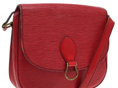 LOUIS VUITTON Epi Saint Cloud GM Shoulder Bag Red M52197  91730 Online now