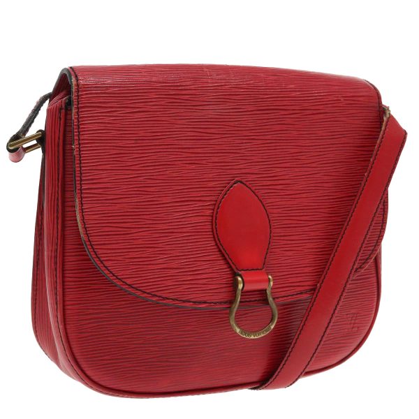 LOUIS VUITTON Epi Saint Cloud GM Shoulder Bag Red M52197  91730 Online now