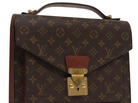 LOUIS VUITTON Monogram Monceau 28 Hand Bag 2way M51185  95412 Online now