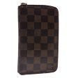 LOUIS VUITTON Damier Ebene Zippy Compact Wallet N60028  bs18712 Discount