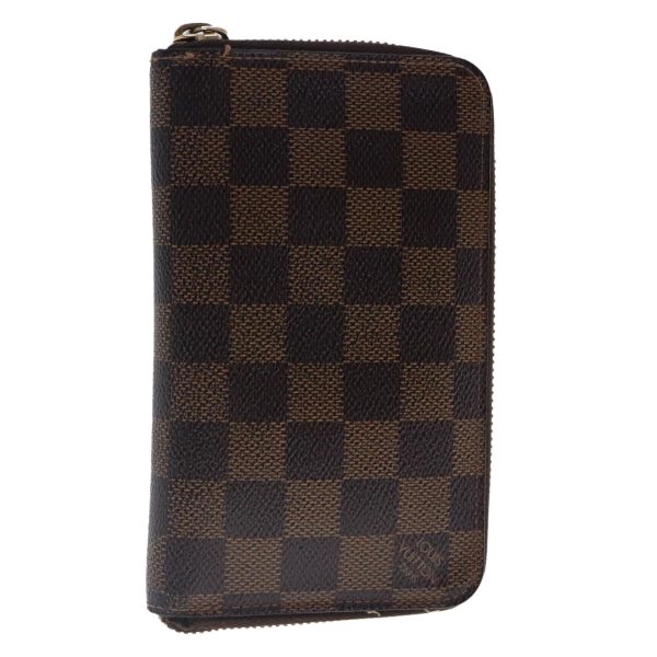 LOUIS VUITTON Damier Ebene Zippy Compact Wallet N60028  bs18712 Discount