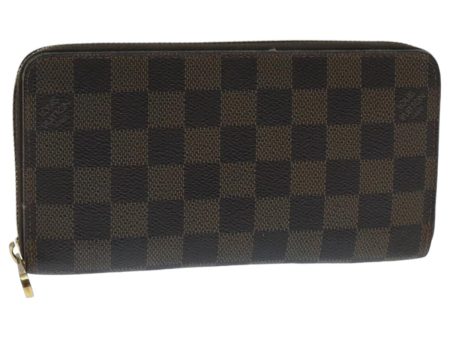 LOUIS VUITTON Damier Ebene Zippy Wallet Long Wallet N41661  94256 Discount