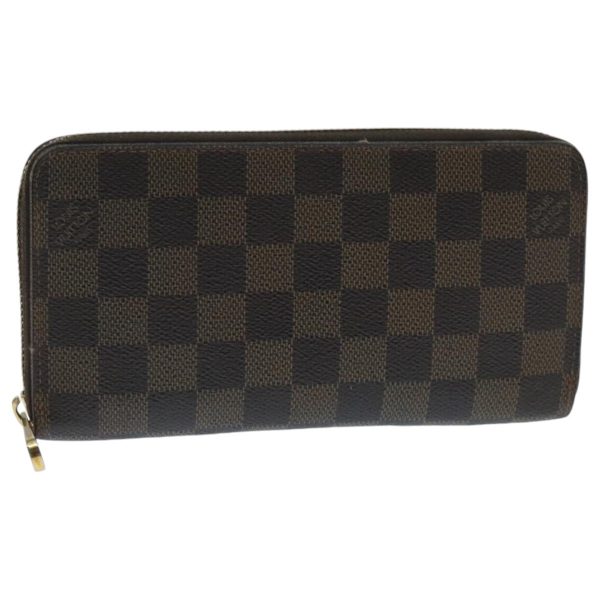 LOUIS VUITTON Damier Ebene Zippy Wallet Long Wallet N41661  94256 Discount