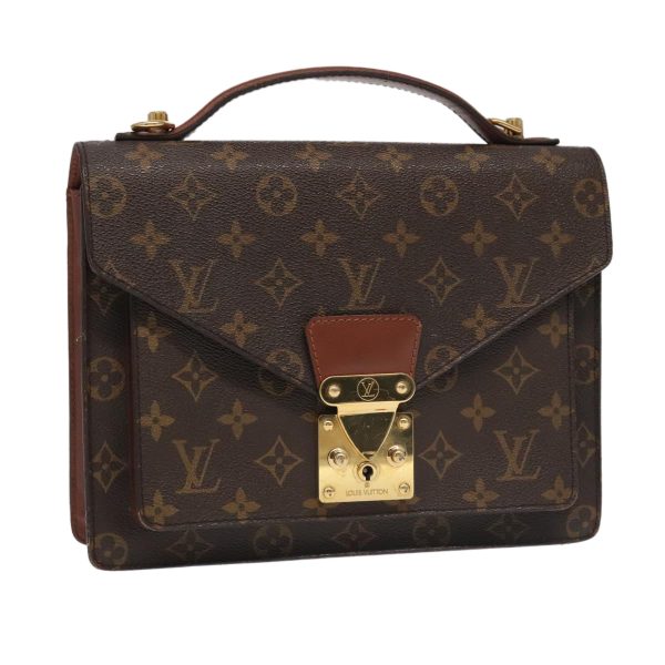 LOUIS VUITTON Monogram Monceau 28 Hand Bag 2way M51185  95219 Online Hot Sale