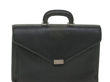 BURBERRY Briefcase Leather BlackNew 58915 Online Sale