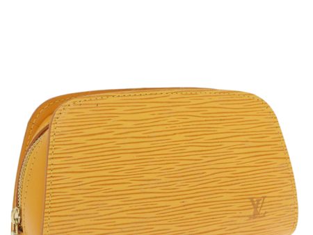 LOUIS VUITTON Epi Dauphine PM Pouch Yellow M48449  ar12587 Discount