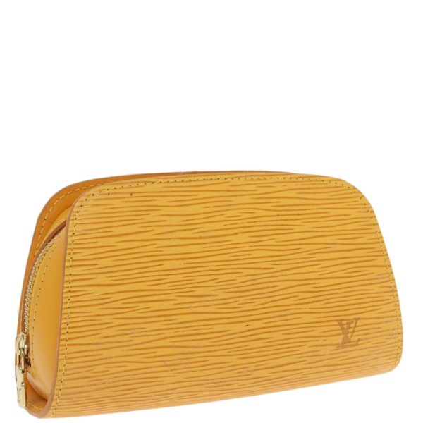 LOUIS VUITTON Epi Dauphine PM Pouch Yellow M48449  ar12587 Discount