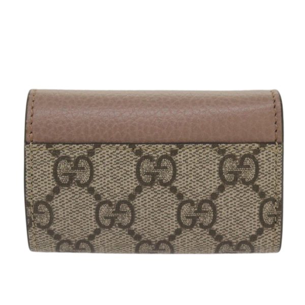 GUCCI GG Marmont Key Case Beige 456118 am5771 For Sale