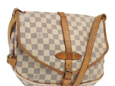 LOUIS VUITTON Damier Azur Saumur 30 Shoulder Bag N48202  92779 Cheap