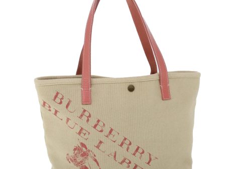 BURBERRY Blue Label Tote Bag Canvas BeigeNew ti1209 Online Sale