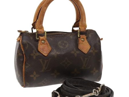 LOUIS VUITTON Monogram Mini Speedy Hand Bag M41534  91638 For Sale