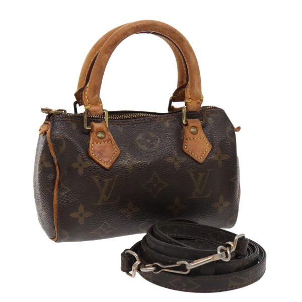 LOUIS VUITTON Monogram Mini Speedy Hand Bag M41534  91638 For Sale