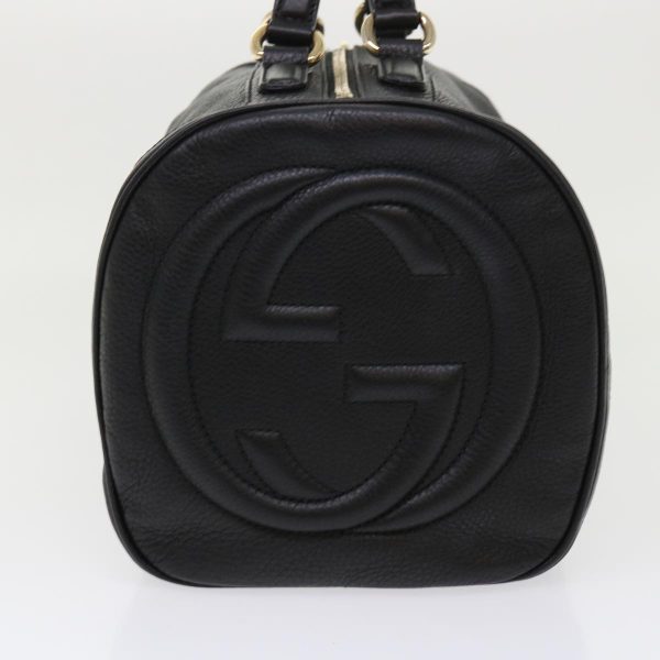 GUCCI Soho Boston Bag Leather Black 282302 46157 on Sale