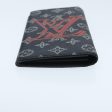 LOUIS VUITTON Monogram Ink Brazza Portefeuille Wallet Navy M62893 Auth 96045A Cheap