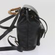 GUCCI Bamboo Backpack Leather Black 003 1956 0030 ep2532 Discount