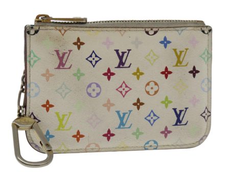 LOUIS VUITTON Multicolor Pochette Cles NM Coin Purse White M93734  94159 Discount