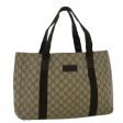 GUCCI GG Canvas Tote Bag Coated Canvas Beige 141624 58802 For Discount