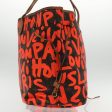 LOUIS VUITTON Monogram Graffiti Neverfull GM Tote Bag Orange M93702 Auth 95450 Online now