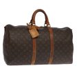 LOUIS VUITTON Monogram Keepall Bandouliere 50 Boston Bag M41416  94821 For Discount