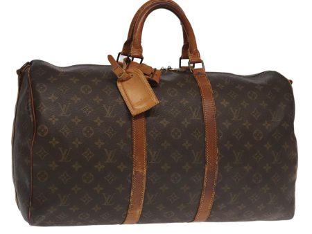 LOUIS VUITTON Monogram Keepall Bandouliere 50 Boston Bag M41416  94821 For Discount