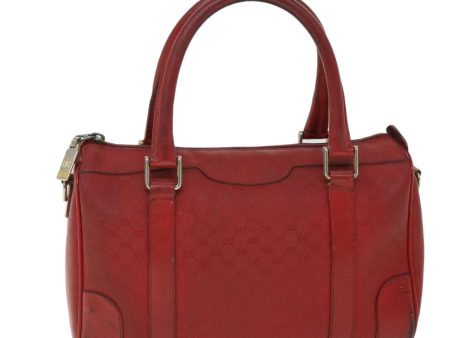 GUCCI Micro GG Canvas Clutch Bag Coated Canvas Red 52786 For Sale