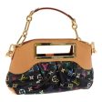 LOUIS VUITTON Monogram Multicolor Judy PM Hand Bag 2Way Black M40258 Auth 90292A For Sale