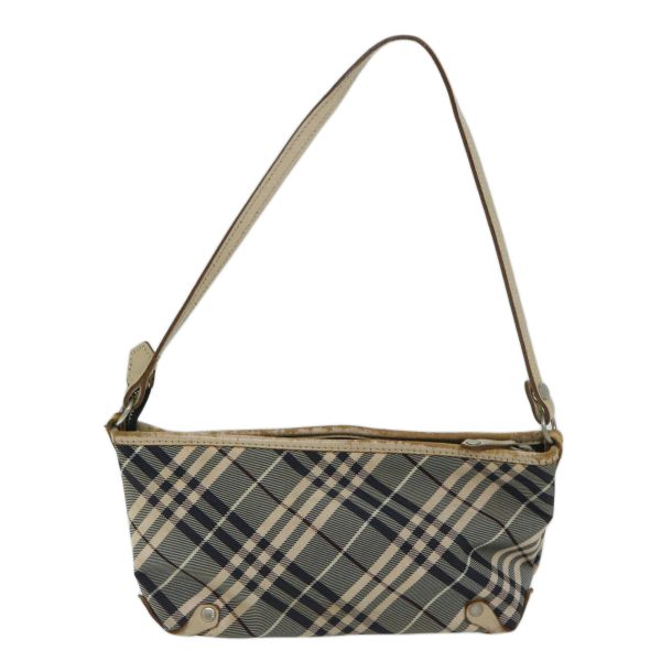 BURBERRY Nova Check Blue Label Shoulder Bag Canvas BlueNew bs12920 For Sale