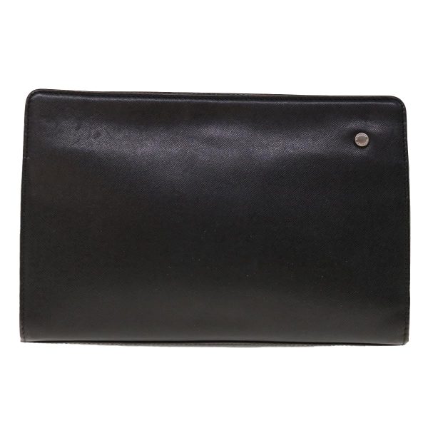 BURBERRY Clutch Bag Leather BlackNew bs11817 For Discount