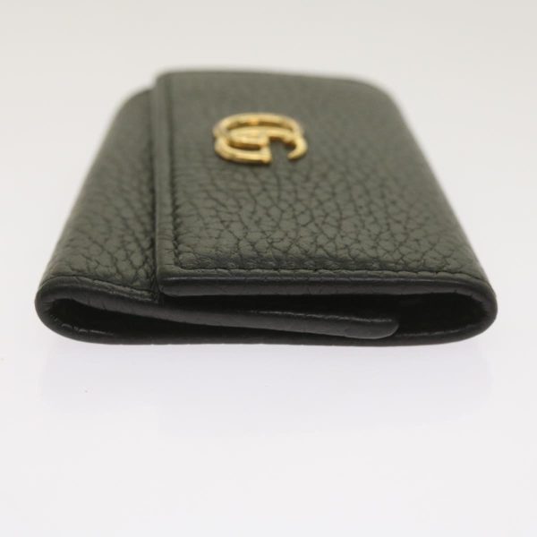 GUCCI GG Marmont Key Case Leather Black 456118 bs11937 Online