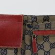 GUCCI GG Canvas Sherry Line Waist bag Leather Beige Red Navy 28566 52752 Online Sale